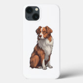 Red Tri Australian Shepherd Case-Mate iPhone Hülle (Rückseite)