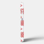 Red Tribal Arrow Pattern Case-Mate iPhone Hülle (Rückseite / Links)