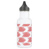 Red Tribal Arrow Pattern Edelstahlflasche (Links)