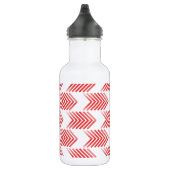 Red Tribal Arrow Pattern Edelstahlflasche (Rechts)