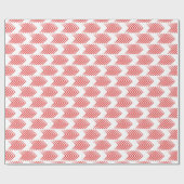 Red Tribal Arrow Pattern Geschenkpapier (Flach)