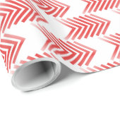 Red Tribal Arrow Pattern Geschenkpapier (Rolleneckpunkt)