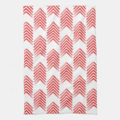 Red Tribal Arrow Pattern Geschirrtuch (Vertikal)