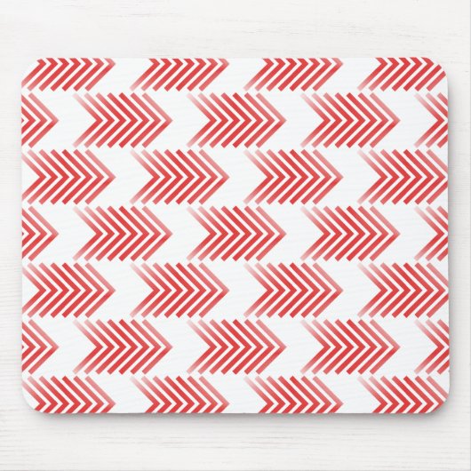 Red Tribal Arrow Pattern Mousepad (Vorne)