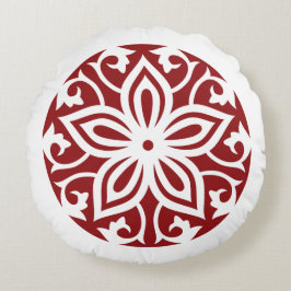 Red TRIBAL CIRCLE OF LIFE Throw Kissen