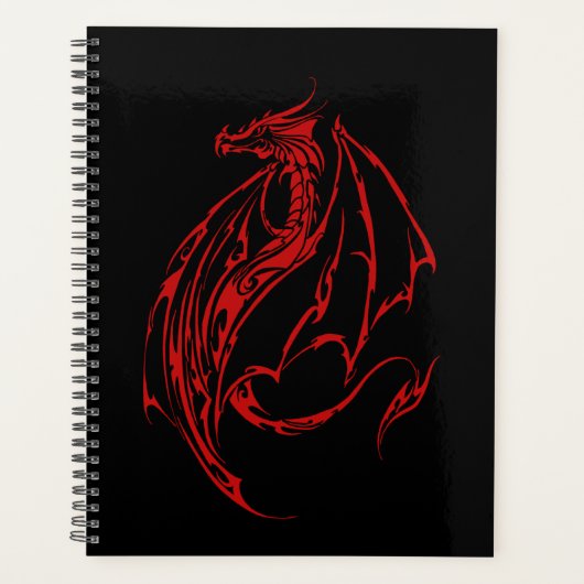 Red Tribal Dragon Black Planer (Vorderseite)