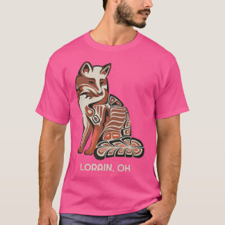 Red Tribal Fo Lorain Native American Artwork T-Shirt