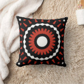 Red Tribal Mandala Kissen (Decke)