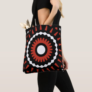 Red Tribal Mandala Tasche