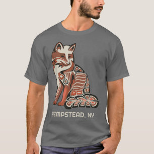 Red Tribal of Hempstead Native American Artwork St T-Shirt