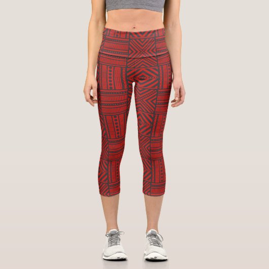 Red Tribe Capri Leggings (Vorderseite)