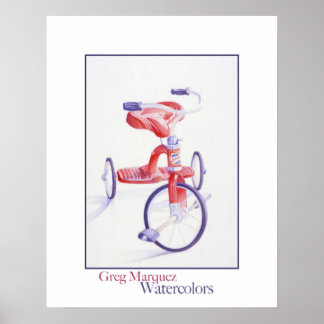 Red Trike Poster