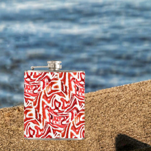 Red Tropic Flachmann