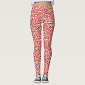 Red Tropic Leggings (Vorderseite)
