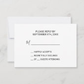 Red Tropical and Romantic Rsvp Card (Rückseite)
