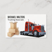 Red Truck | Bewegungen | Box Business Card Visitenkarte (Vorderseite)