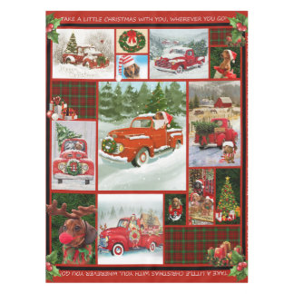Red Truck Blanket Red Truck Geschenk, Frohe Weihna Tischdecke