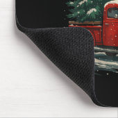 Red Truck Christmas Pajamas Shirt, Xmas Family Mat Mousepad (Ecke)