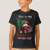 Red Truck Das ist mein Weihnachtsfilm, der Buff gu T-Shirt (Vorderseite)