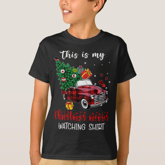 Red Truck Das ist mein Weihnachtsfilm, der Buff gu T-Shirt (Vorderseite)