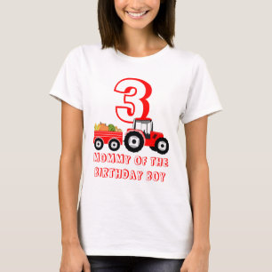Red Truck Farm Produce Mommy Geburtstag Junge T-Shirt