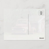 Red Truck - längste Reise - Zitat Postkarte (Rückseite)