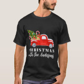 Red Truck Matching Family Christmas T-Shirt (Vorderseite)