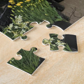 Red Truck mit Frühlingsblumen & Regenbogen Puzzle (Seite)