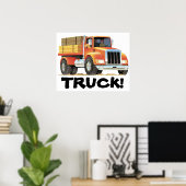 Red Truck Poster (Heimbüro)
