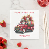 Red Truck präsentiert Party Serviette (Beispiel)