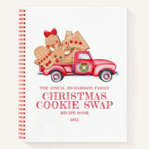 Red Truck Weihnachts-Cookie Swap Rezept Buch
