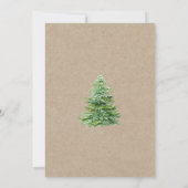 Red Truck Weihnachts-Party Einladung (Rückseite)