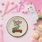 Red Truck Weihnachts-Party Teller (Party)