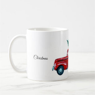 Red Truck Weihnachts-Tasse Kaffeetasse