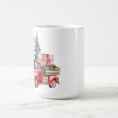 Red Truck Weihnachts-Tasse Kaffeetasse (Mittel)