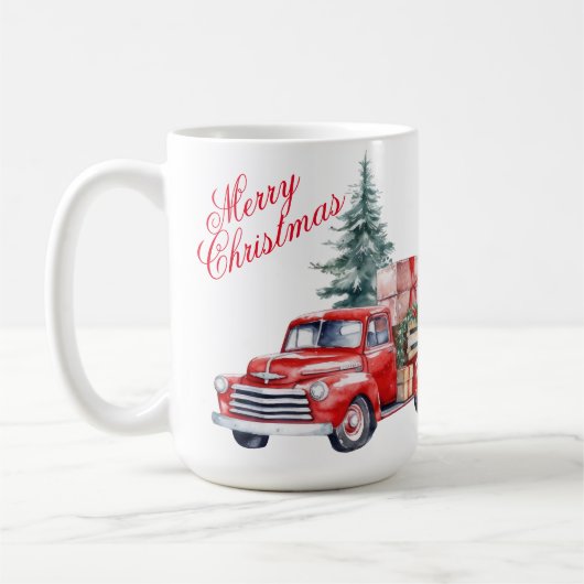 Red Truck Weihnachts-Tasse Kaffeetasse (Links)