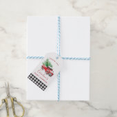 Red Truck Weihnachtsdusche Gefallen Tag Geschenkanhänger (Mit Garn)