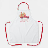 Red Truck Weihnachtskochtausch Schürze (Vorderseite)
