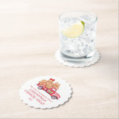 Red Truck Weihnachtskochtausch Untersetzer (Vor Ort)