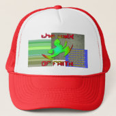 Red Trucker Hat Truckerkappe (Vorderseite)