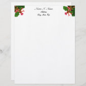 Red Trumpet Vine Briefbogen (Vorne/Hinten)