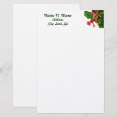 Red Trumpet Vine Briefpapier (Vorne/Hinten)