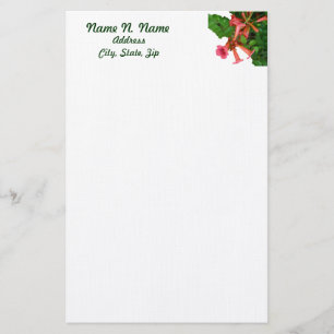 Red Trumpet Vine Briefpapier
