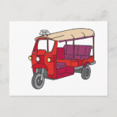 Red Tuktuk Postkarte (Vorderseite)