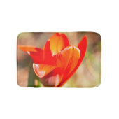 Red Tulip Blossom Badematte (Vorderseite)