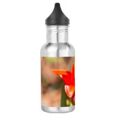 Red Tulip Blossom Edelstahlflasche (Links)