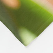 Red Tulip Blossom Fleecedecke (Ecke)