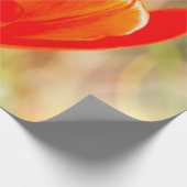 Red Tulip Blossom Geschenkpapier (Ecke)