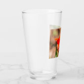 Red Tulip Blossom Glas (Rechts)