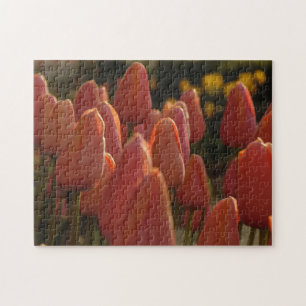 Red Tulip Blume Creative Puzzle
